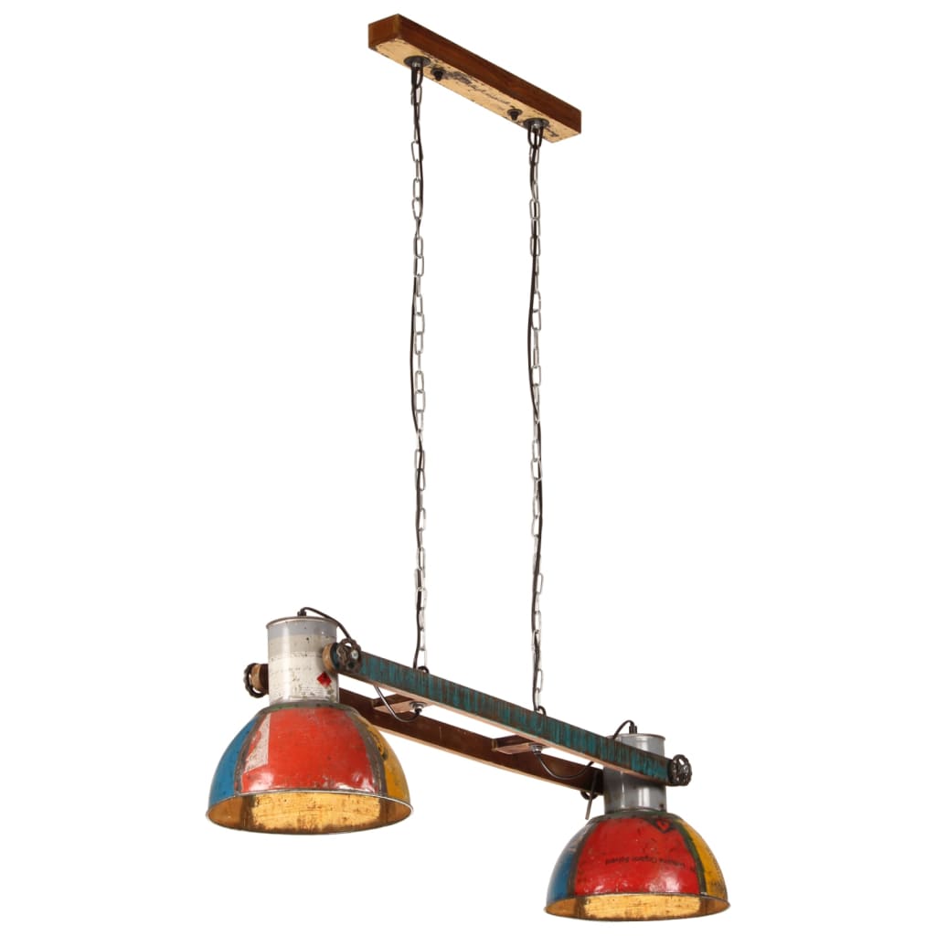 Lampe suspendue de style industriel 25 W multicolore 111 cm E27