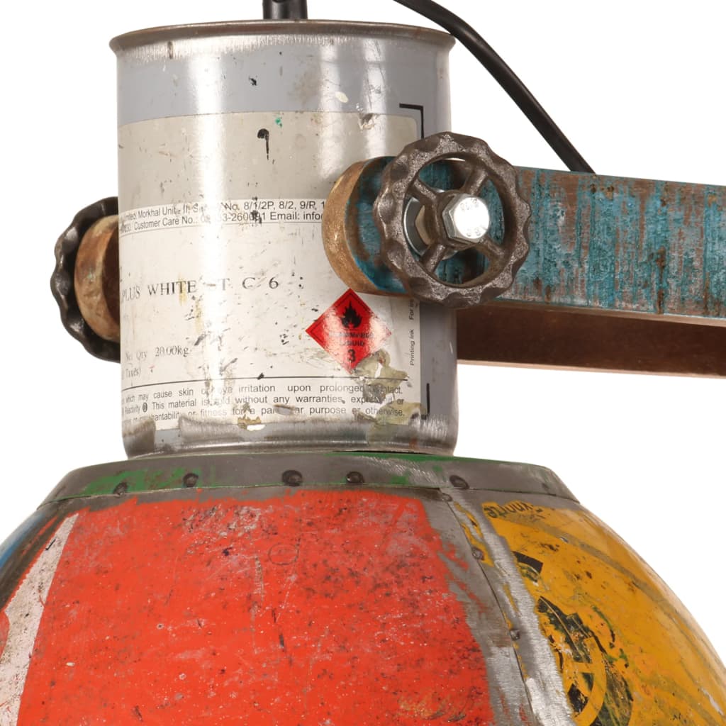 Lampe suspendue de style industriel 25 W multicolore 111 cm E27