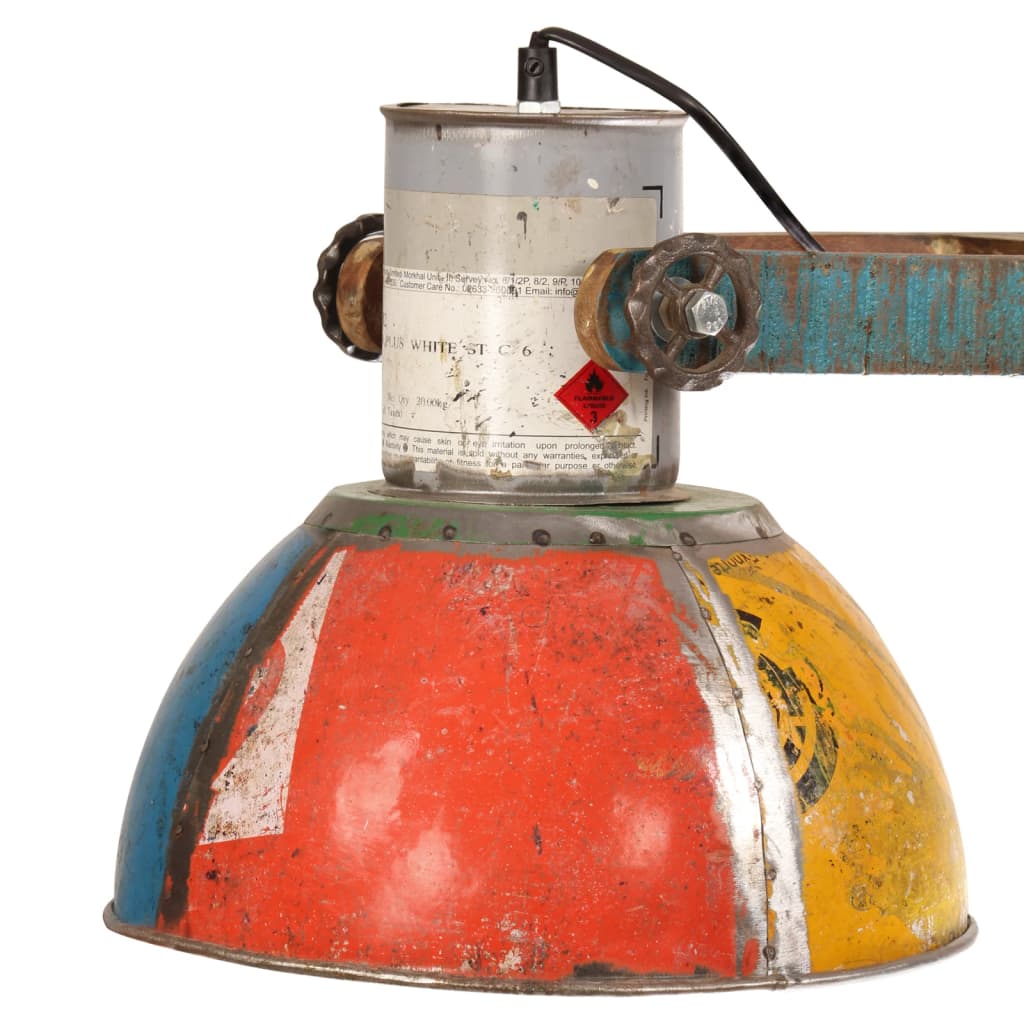 Lampe suspendue de style industriel 25 W multicolore 111 cm E27