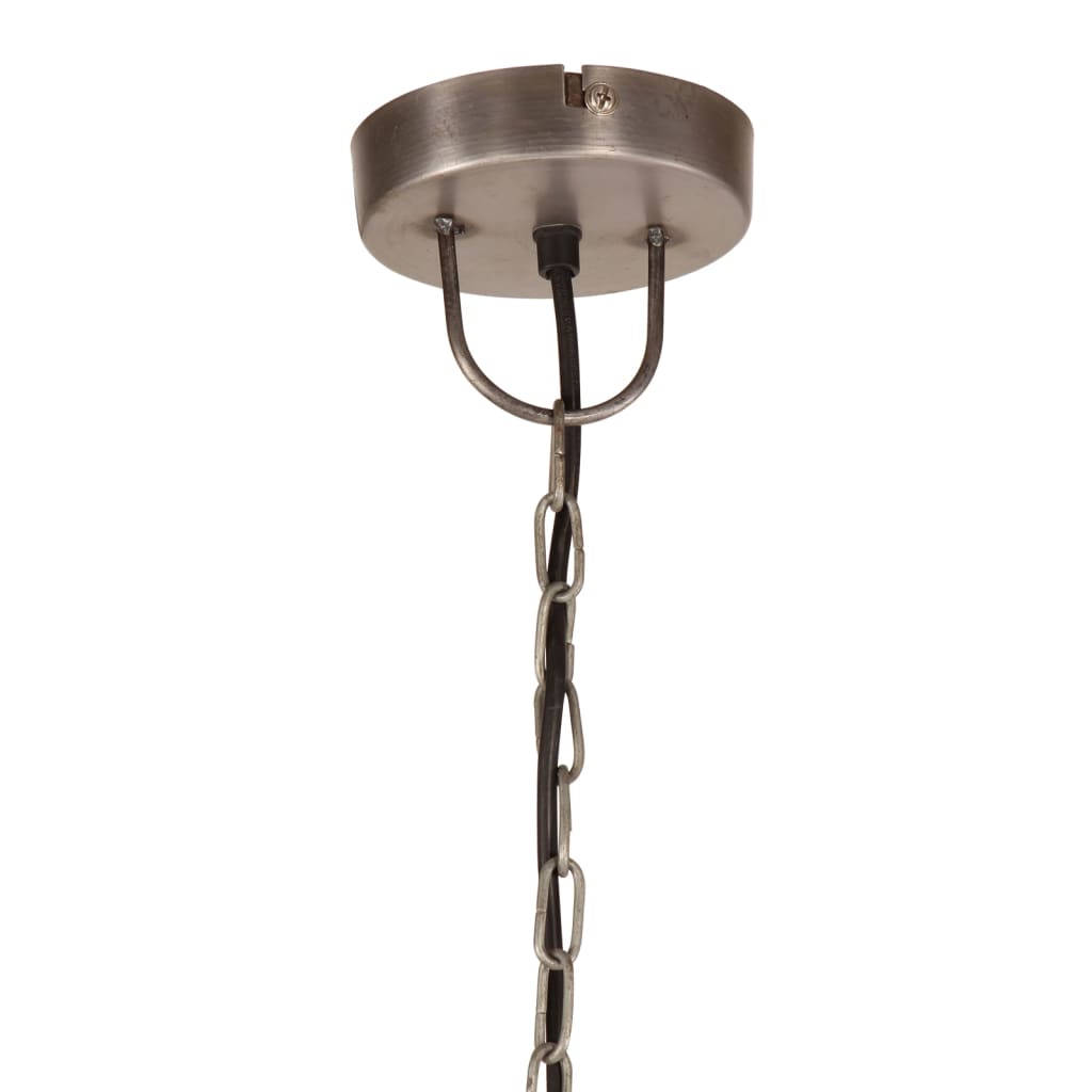 Lampe suspendue style industriel 25 W multicolore ronde 32 cm E27