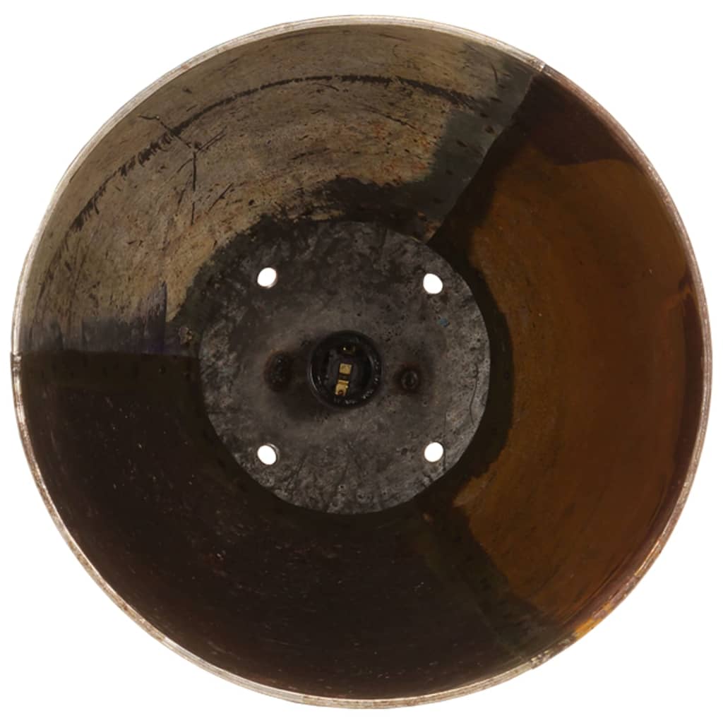 Lampe suspendue style industriel 25 W multicolore ronde 32 cm E27