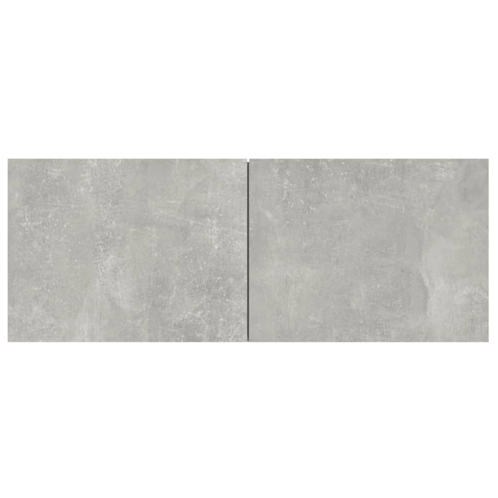 Meubles TV, 4 pièces, gris béton, 80 x 30 x 30 cm, matériau à base de bois