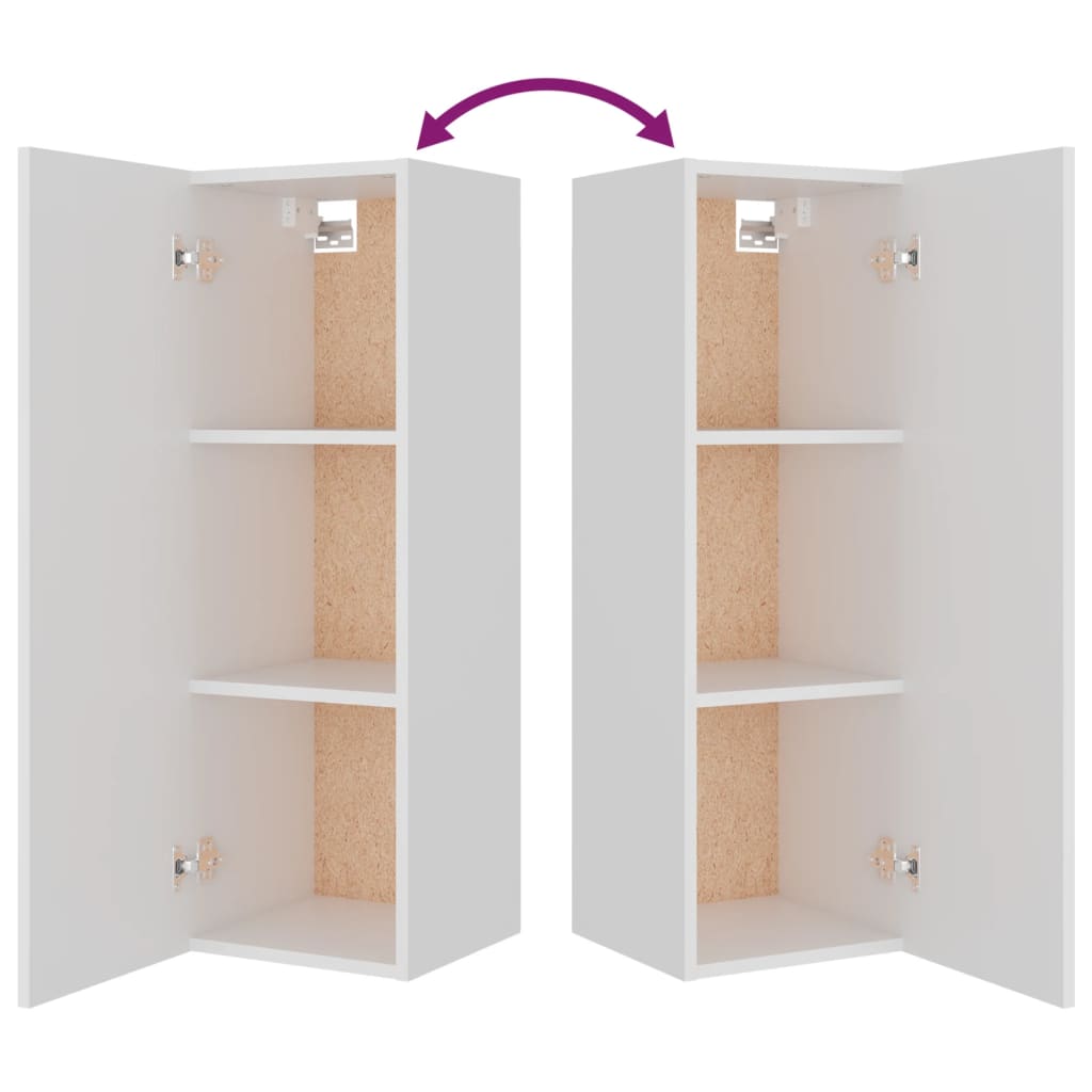 5-tlg. TV-Schrank-Set Weiß Holzwerkstoff