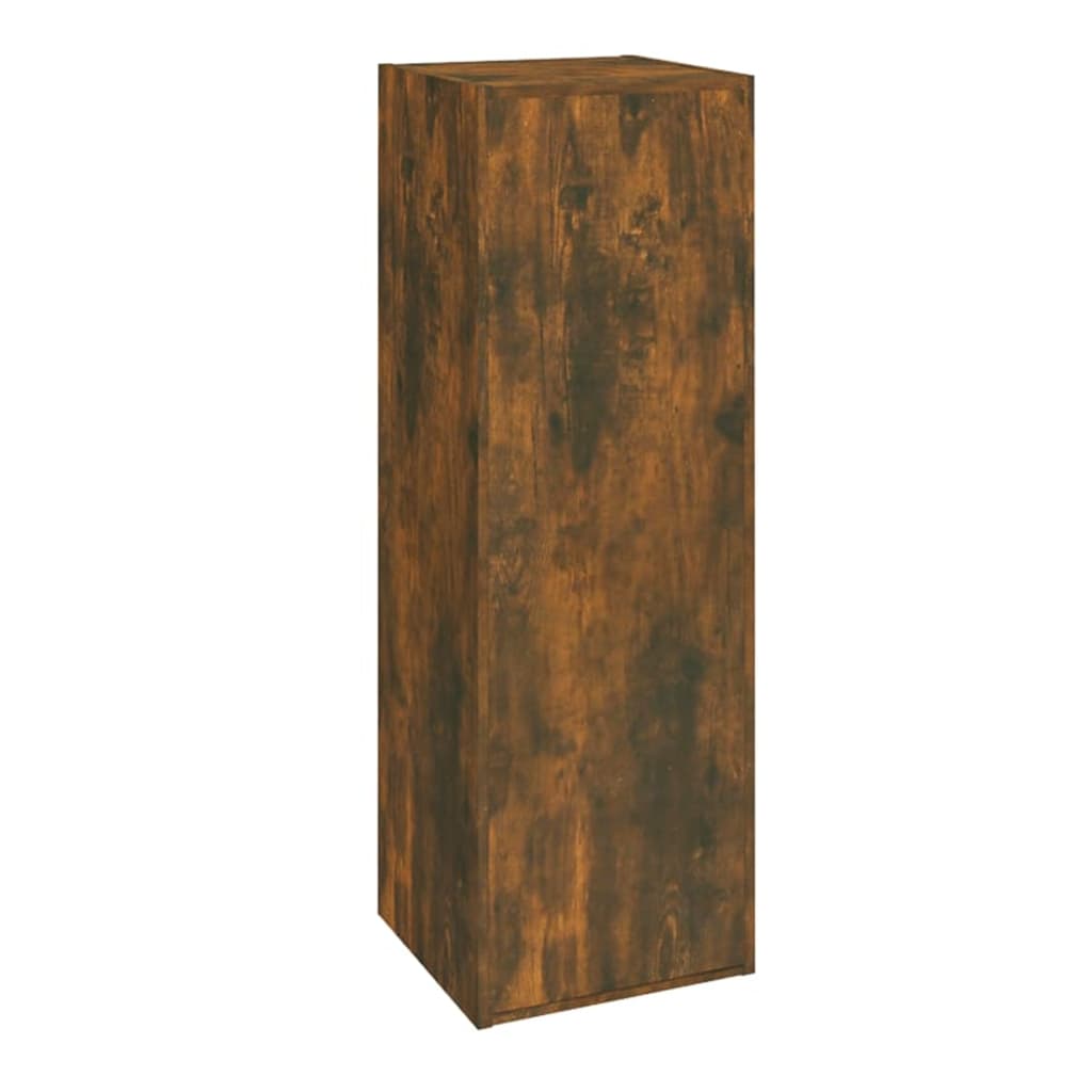 Ensemble de meubles TV 4 pièces en bois de chêne fumé