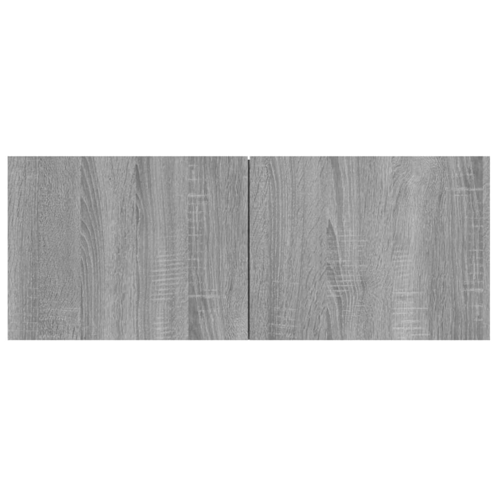 Ensemble de meubles TV 4 pièces, en bois de Sonoma gris