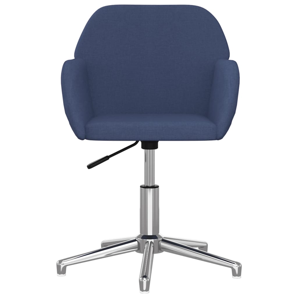 Bürostuhl Drehbar Blau Stoff