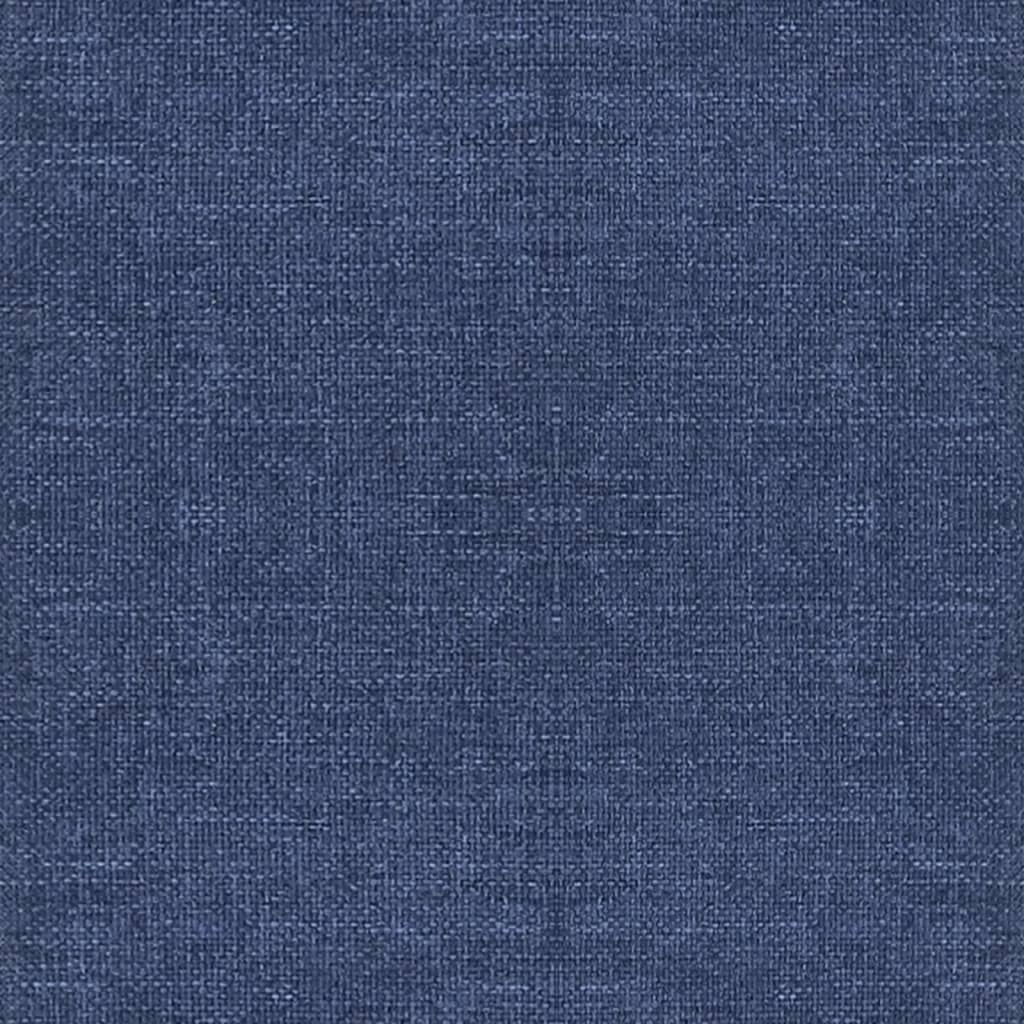 Bürostuhl Drehbar Blau Stoff