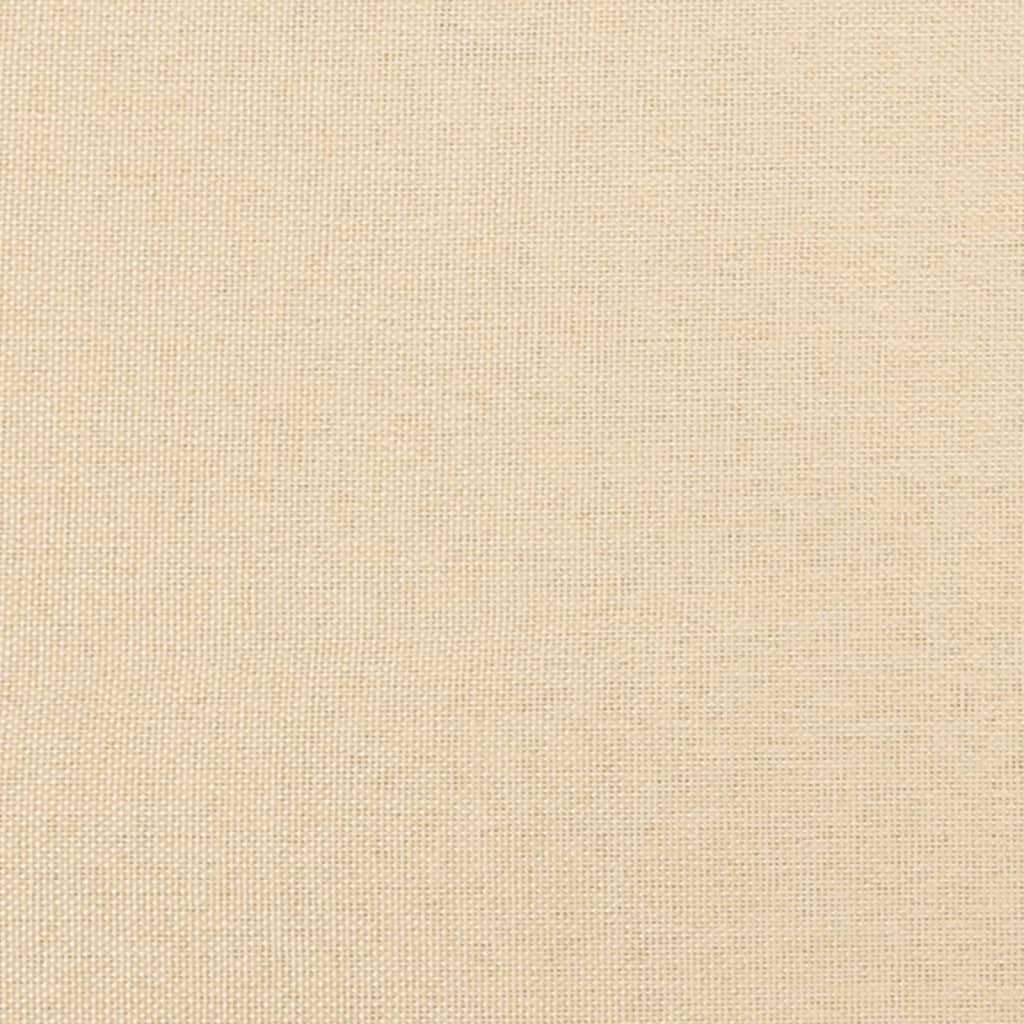 Bürostuhl Drehbar Creme Stoff