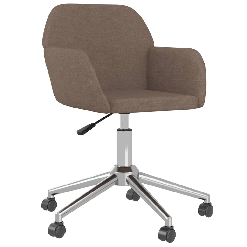 Bürostuhl Drehbar Taupe Stoff