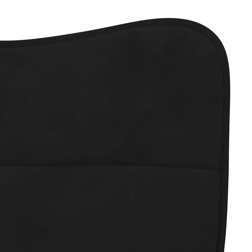 Dining chairs 2 pcs. Black velvet