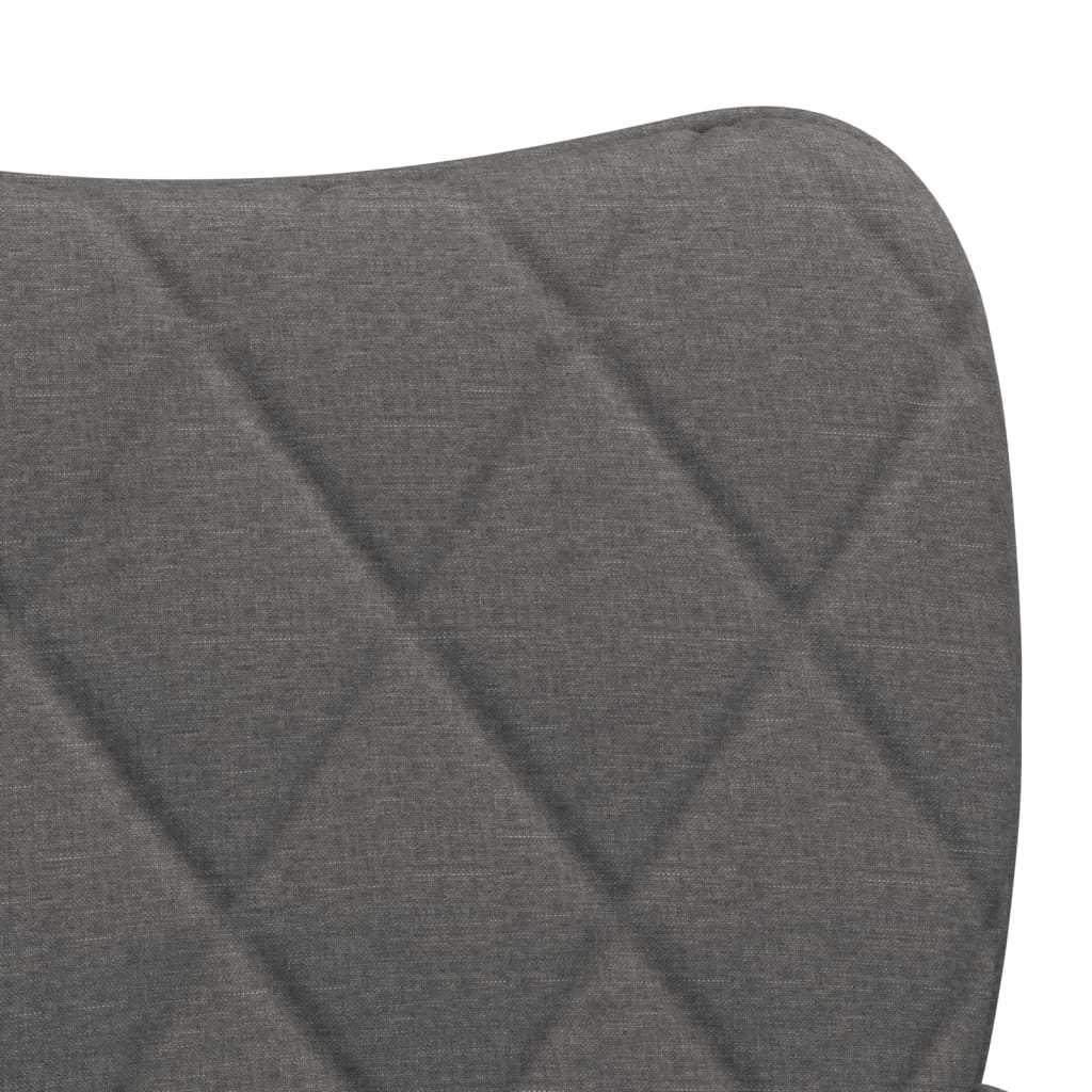 Dining chairs 2 pcs. Dark grey fabric