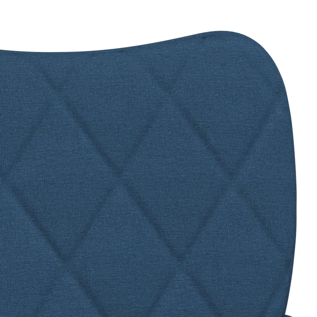 Dining chairs 2 pcs. Blue fabric