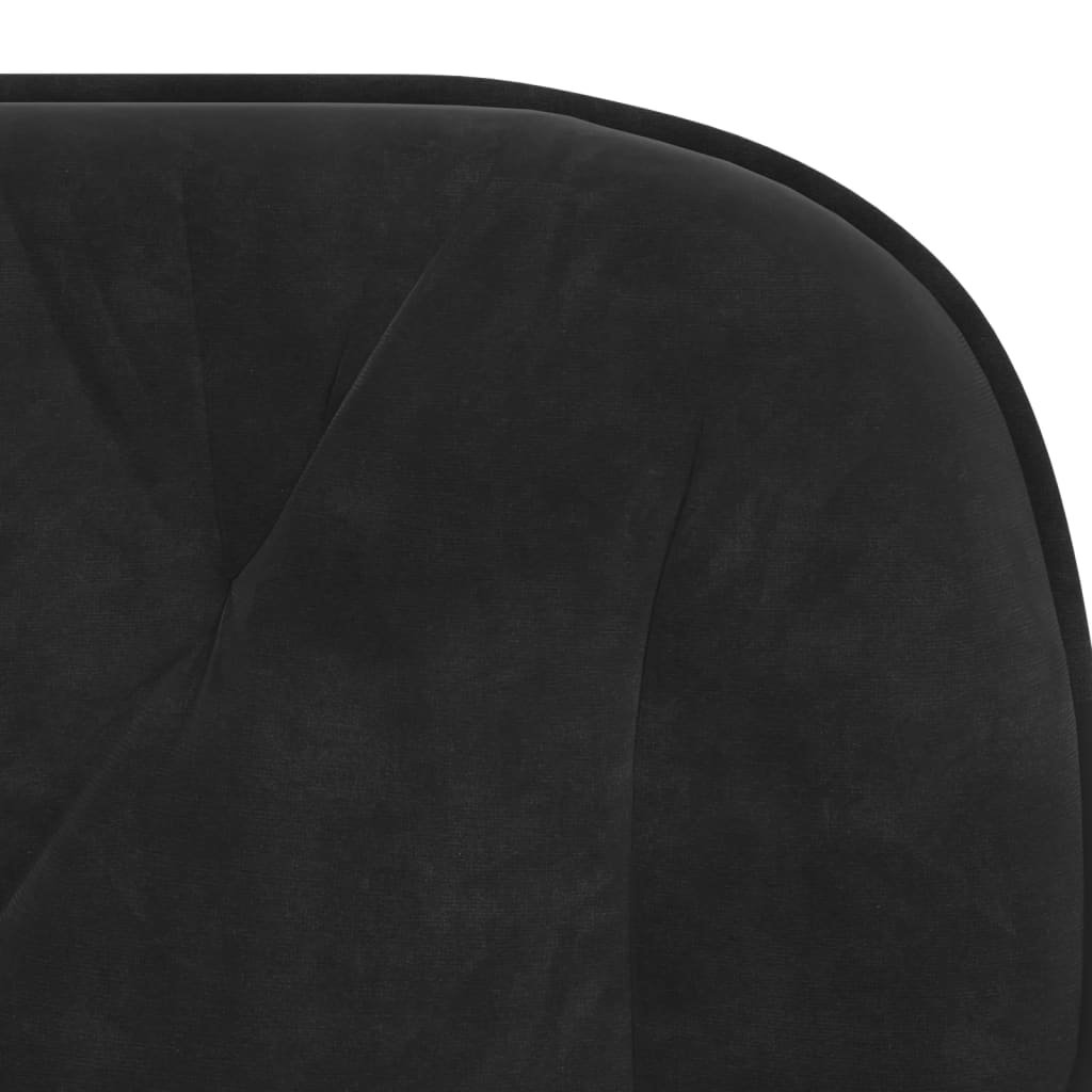 Dining chairs 2 pcs. Black velvet