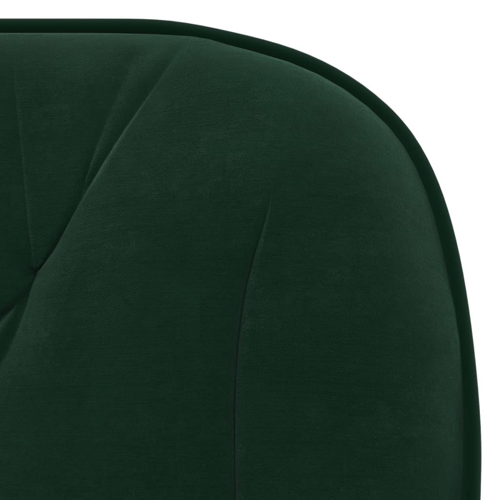 Office Chair Swivel Dark Green Velvet