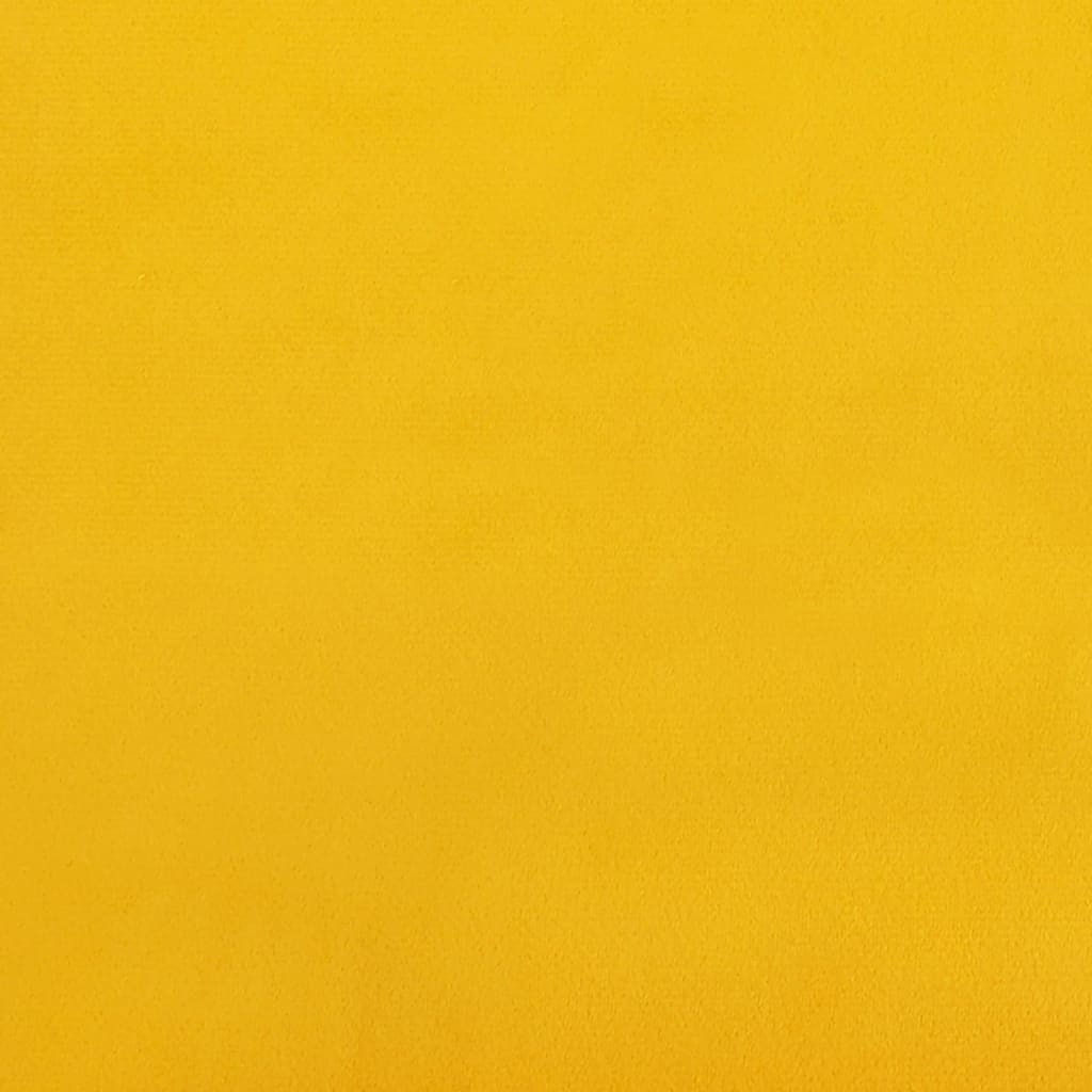Office Chair Swivel Yellow Velvet