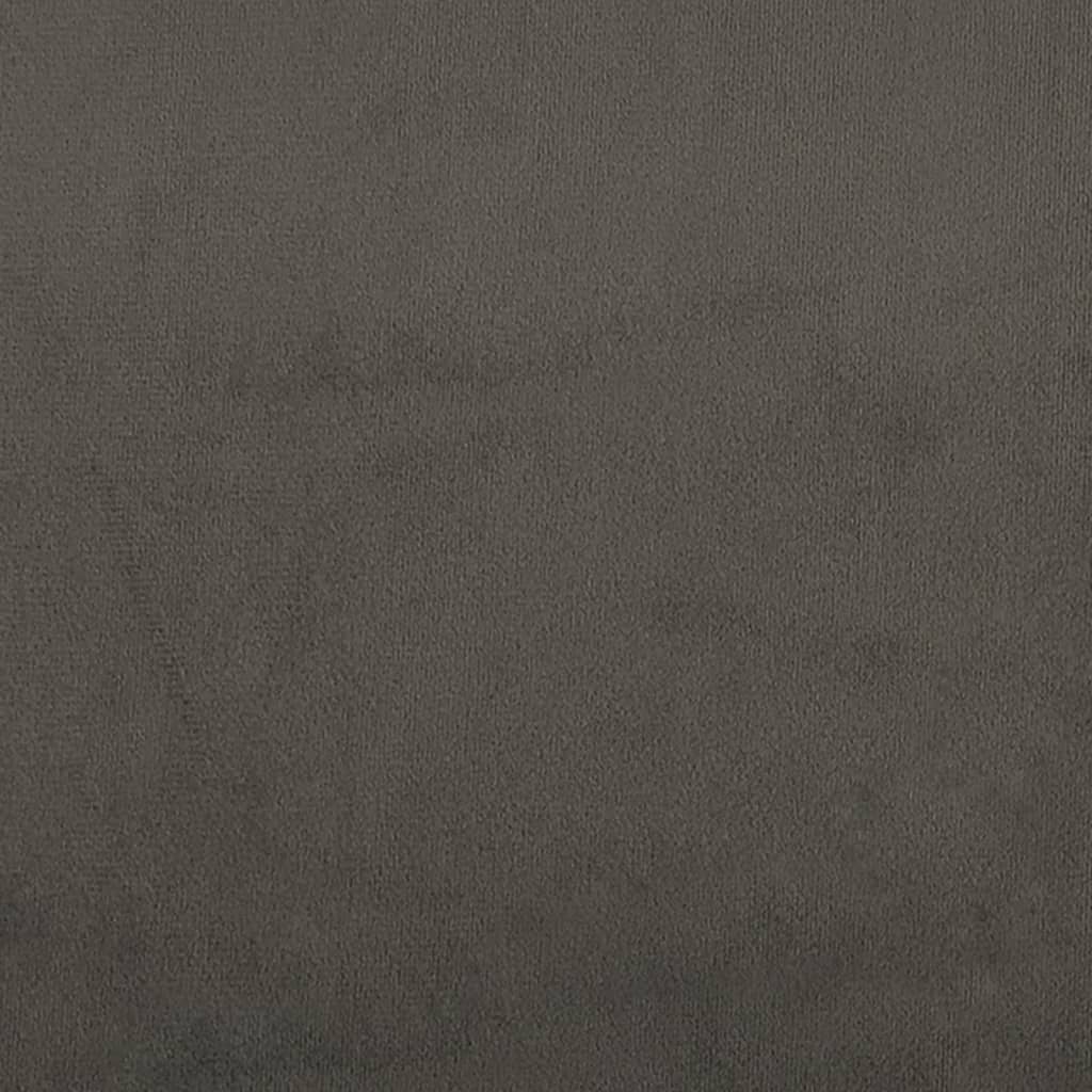 Dining chairs 2 pcs. Dark grey velvet