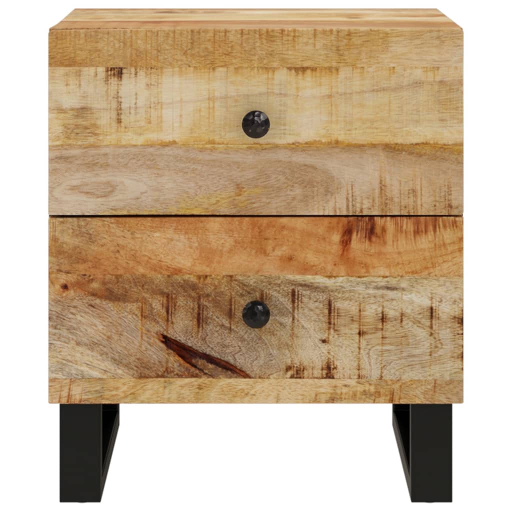 Bedside tables 2 pcs. 40x33x46 cm solid mango wood