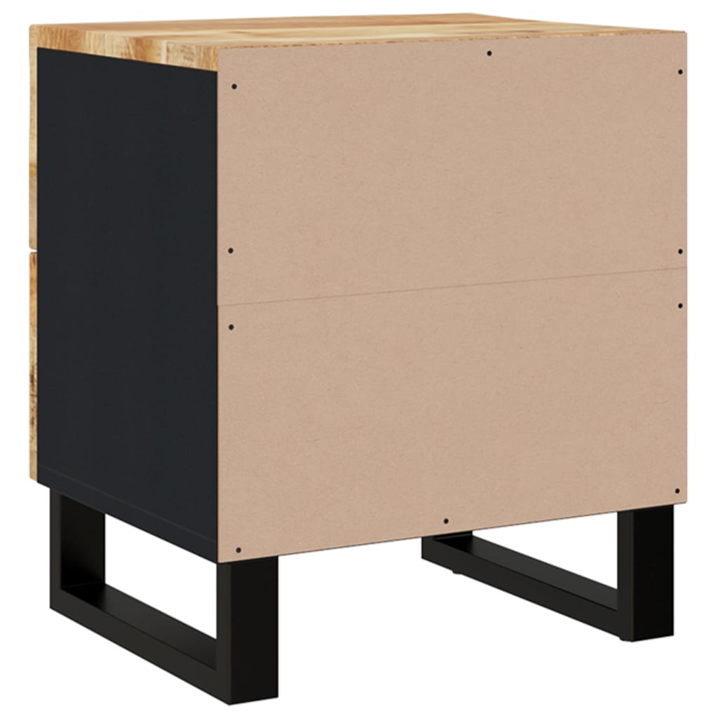 Bedside tables 2 pcs. 40x33x46 cm solid mango wood
