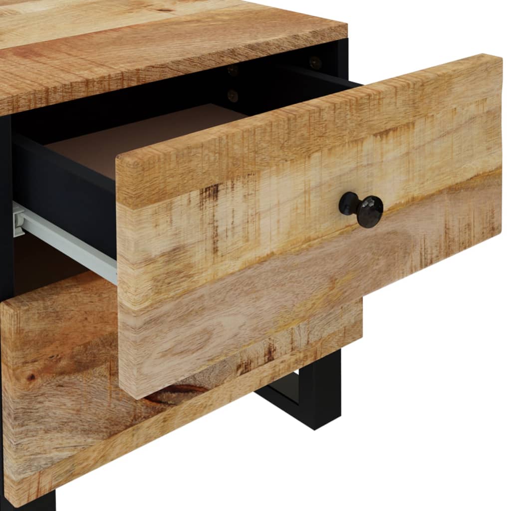 Bedside tables 2 pcs. 40x33x46 cm solid mango wood