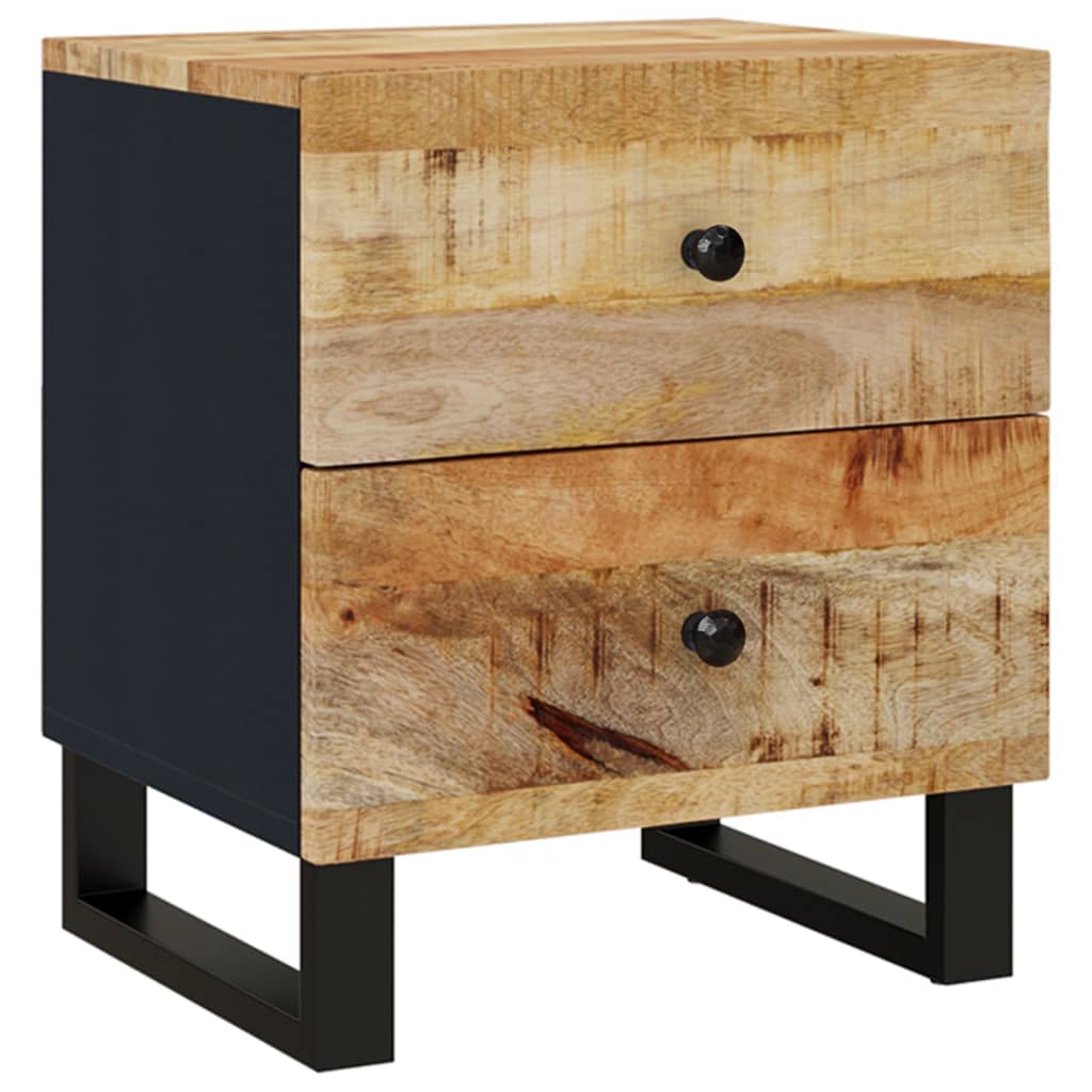 Bedside tables 2 pcs. 40x33x46 cm solid mango wood