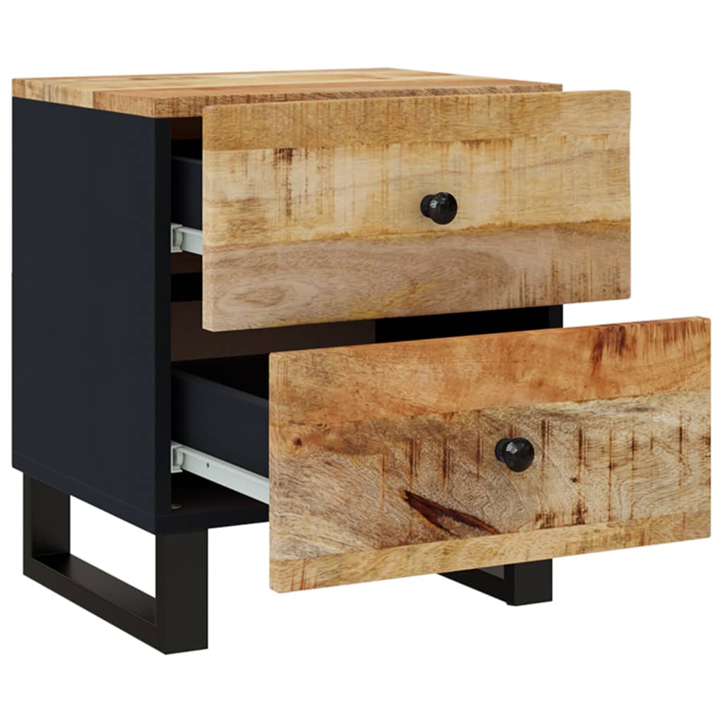 Bedside tables 2 pcs. 40x33x46 cm solid mango wood