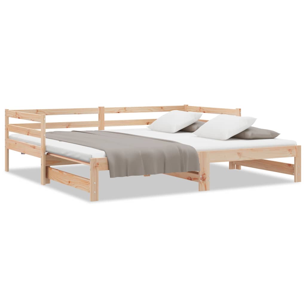 Pull-out day bed without mattress 90x190 cm