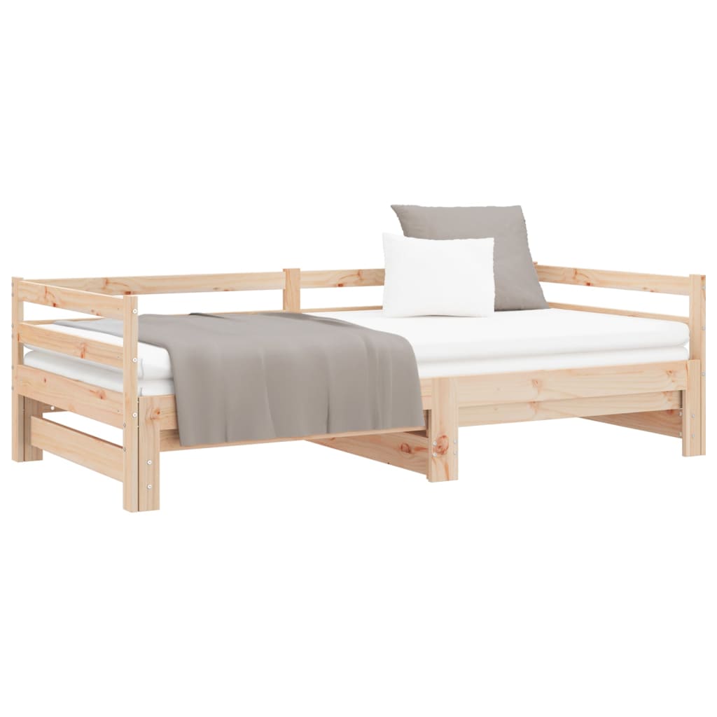 Pull-out day bed without mattress 90x190 cm