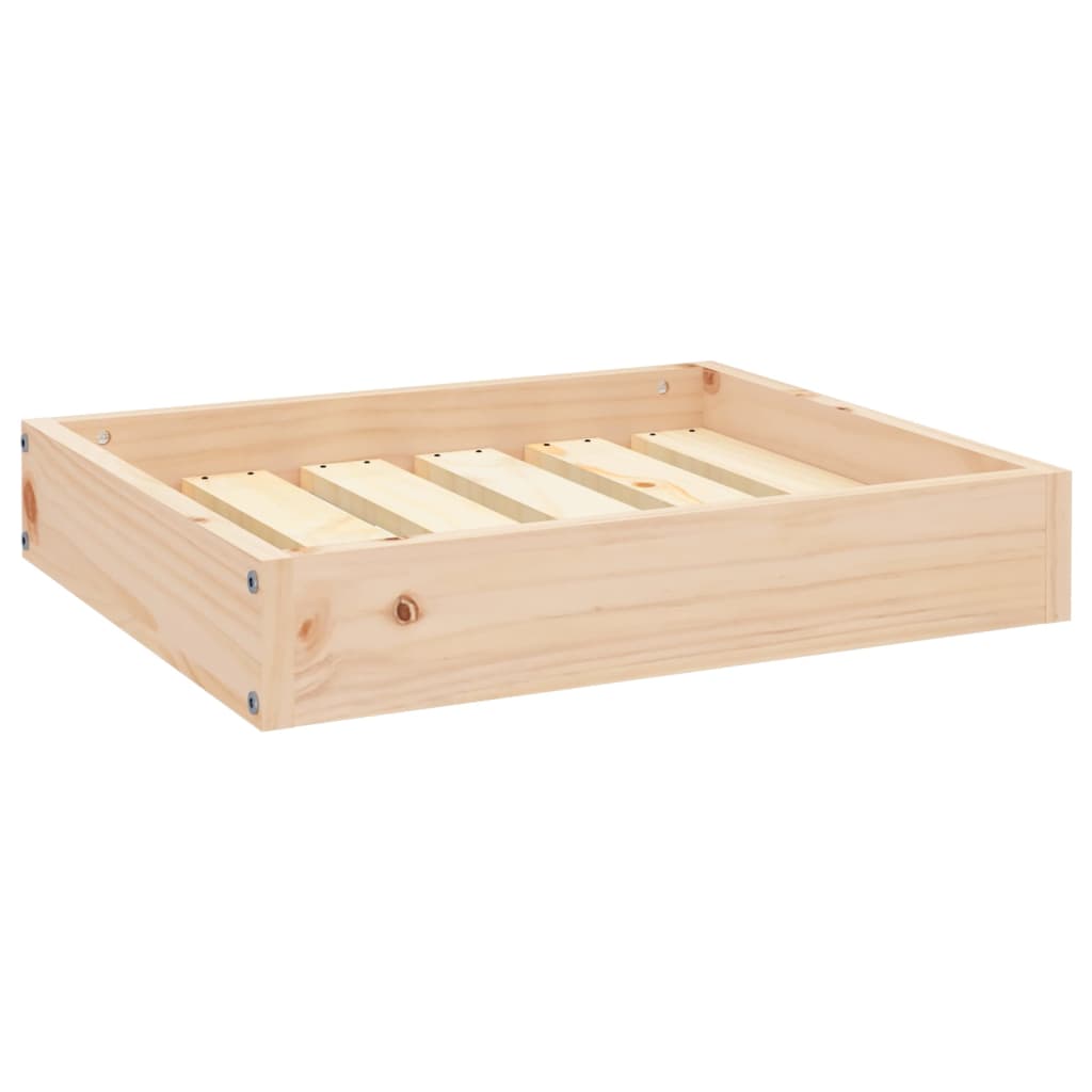 Dog bed 51.5x44x9 cm solid pine wood