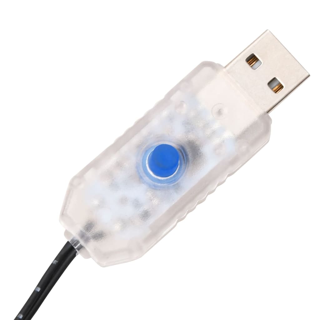 Palmier artificiel LED blanc chaud 72 LED 120 cm