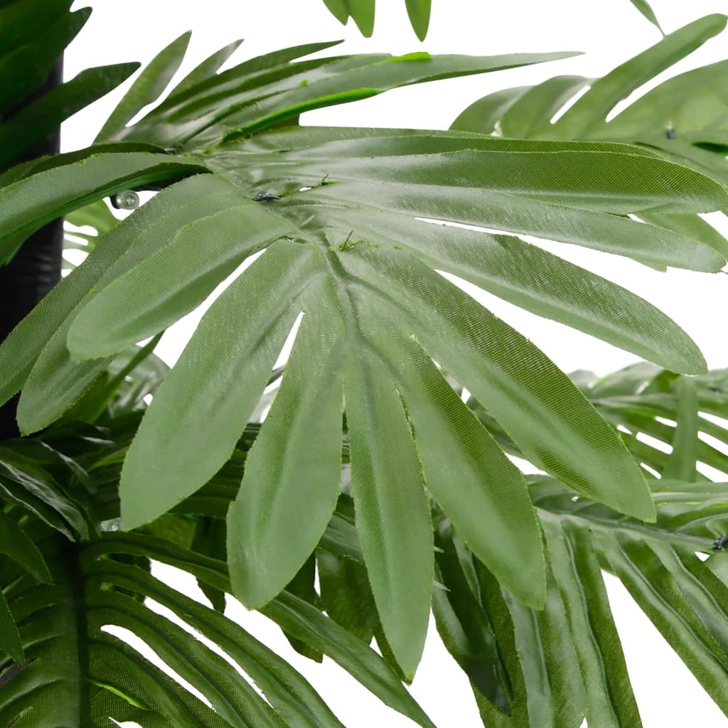 Artificial palm tree with 252 LEDs warm white 400 cm