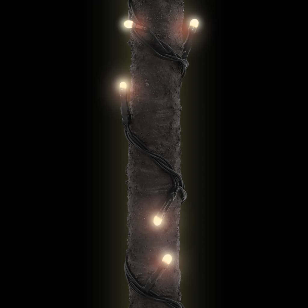 Artificial palm tree with 252 LEDs warm white 400 cm