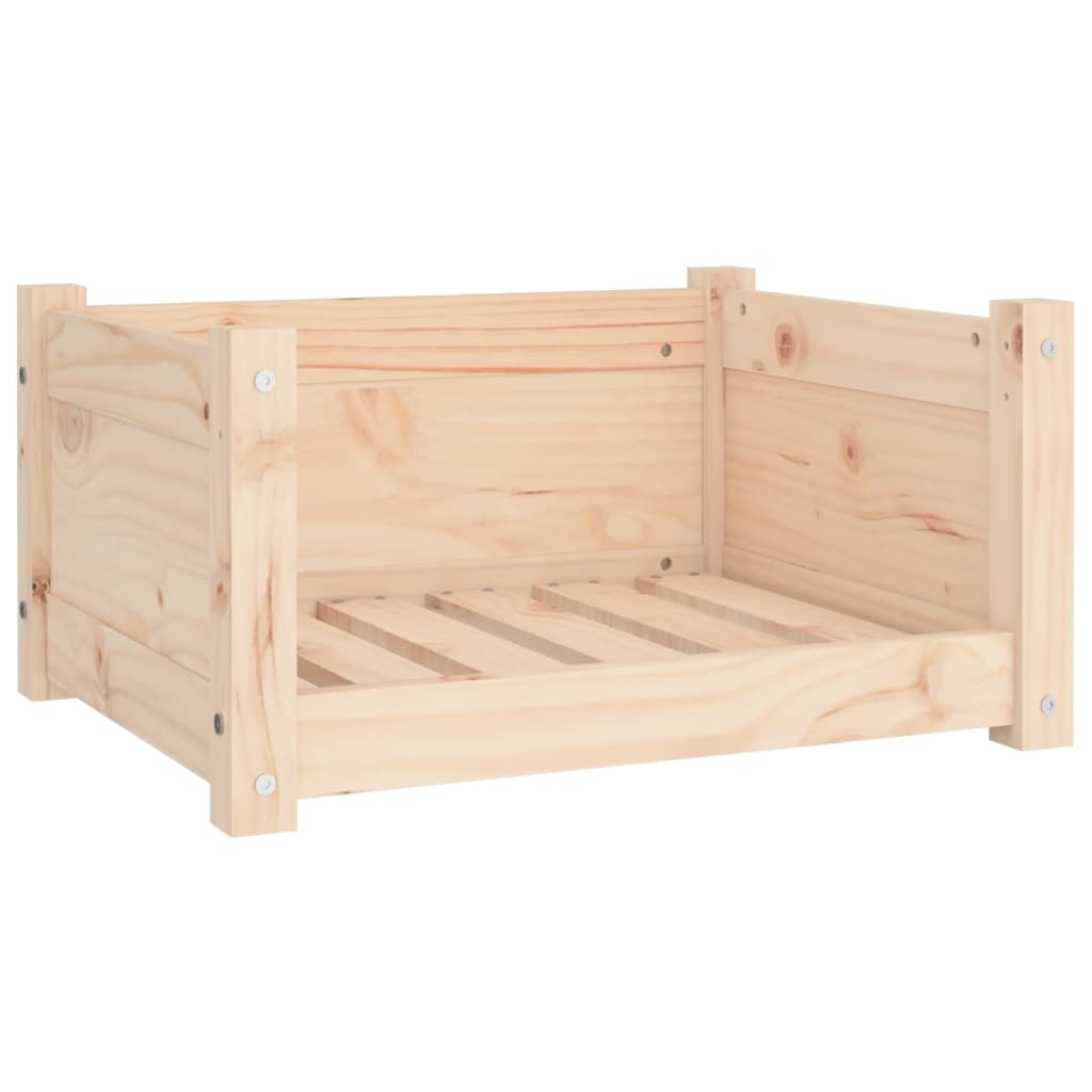 Dog bed 55.5x45.5x28 cm solid pine wood