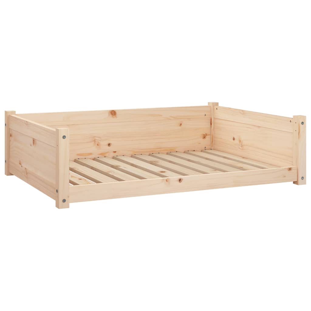 Dog bed 95.5x65.5x28 cm solid pine wood