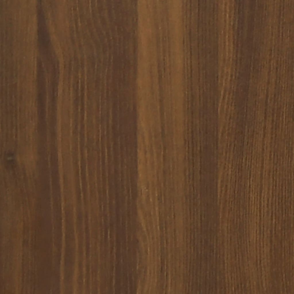 Ensemble de meubles TV 3 pièces en bois aspect chêne brun