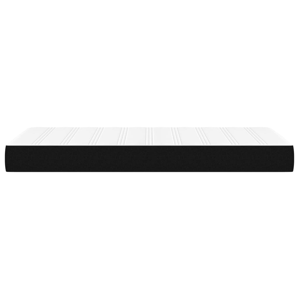 Taschenfederkernmatratze Schwarz 80x200x20 cm Stoff