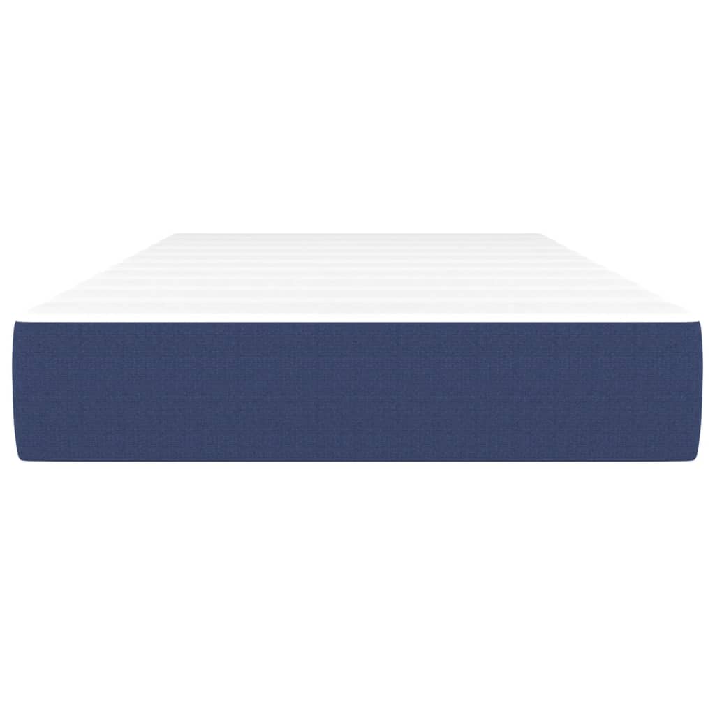 Taschenfederkernmatratze Blau 90x200x20 cm Stoff