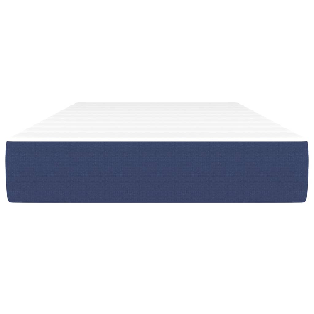 Taschenfederkernmatratze Blau 100x200x20 cm Stoff