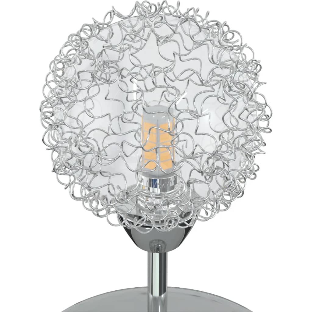 Ceiling light with wire mesh shades for 5 G9 LED lights
