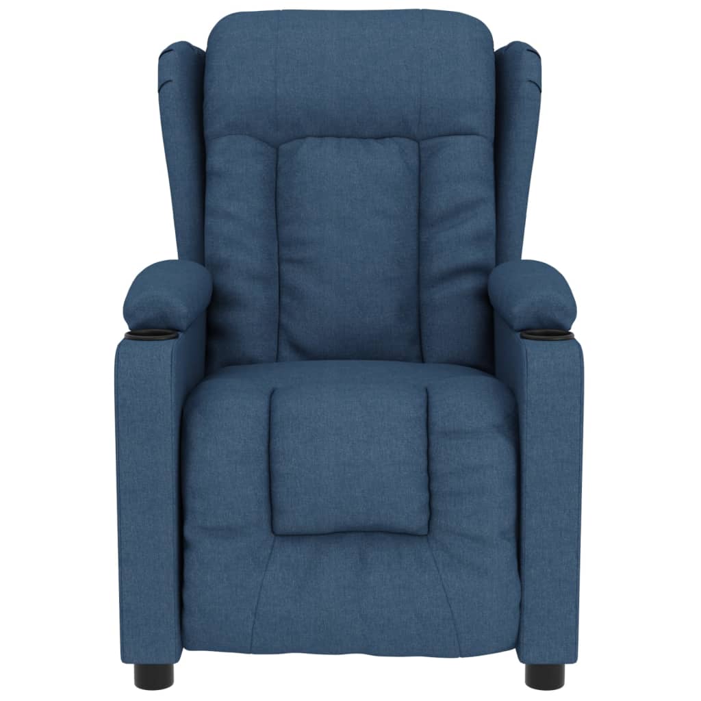 Relaxsessel Blau Stoff