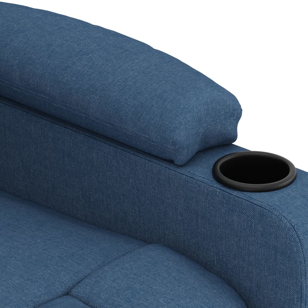 Relaxsessel Blau Stoff