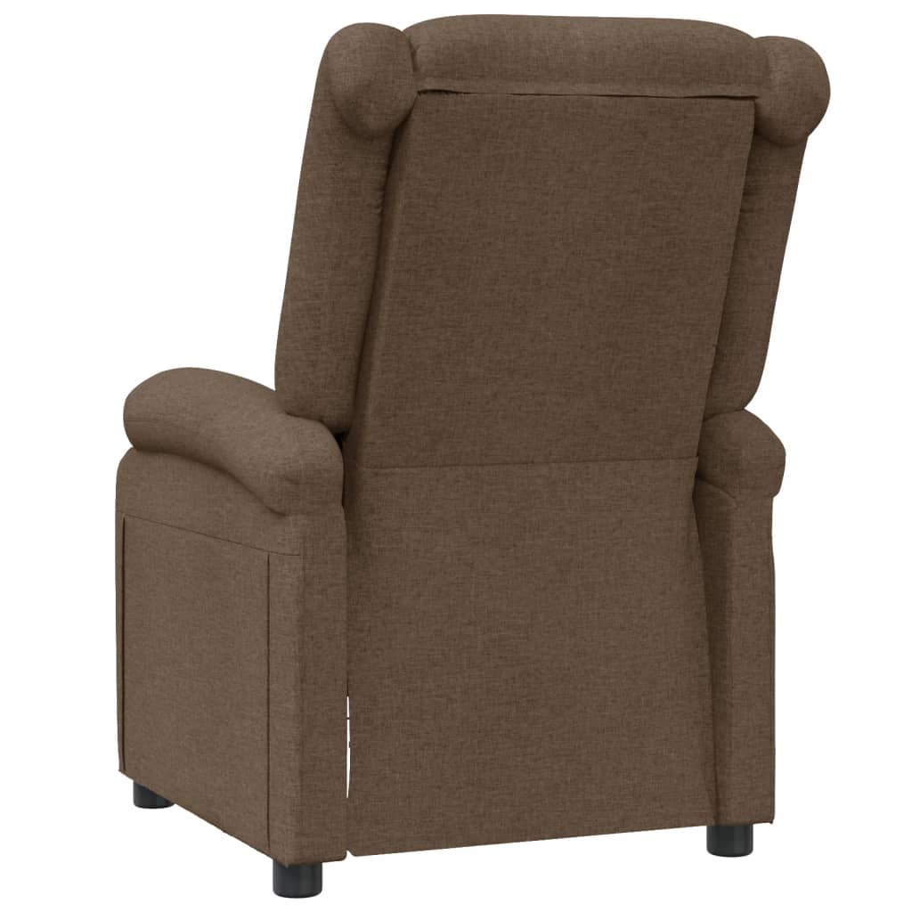 Relaxsessel Braun Stoff