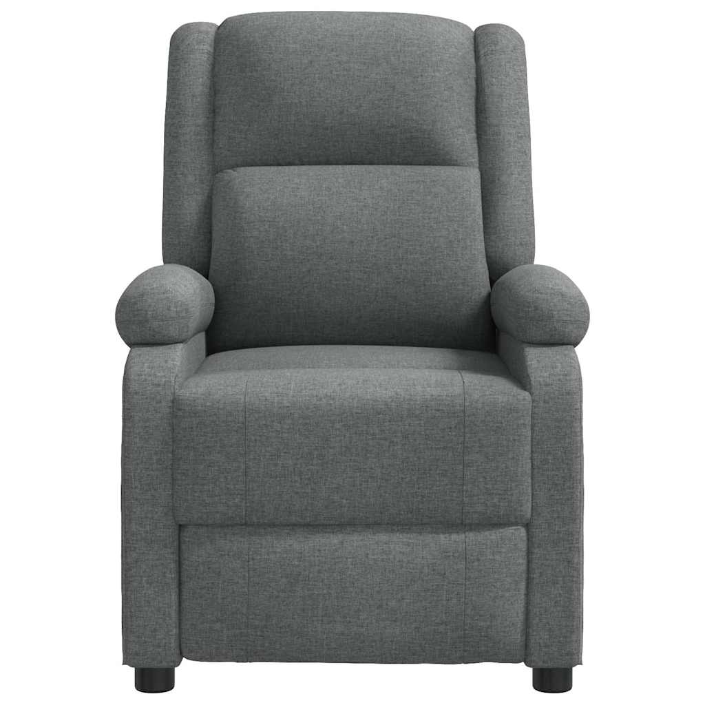 Fauteuil de massage tissu gris foncé