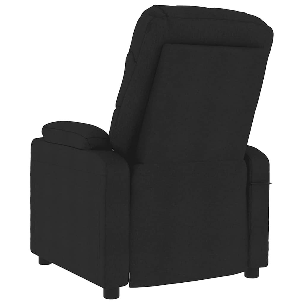 Fauteuil de relaxation tissu noir