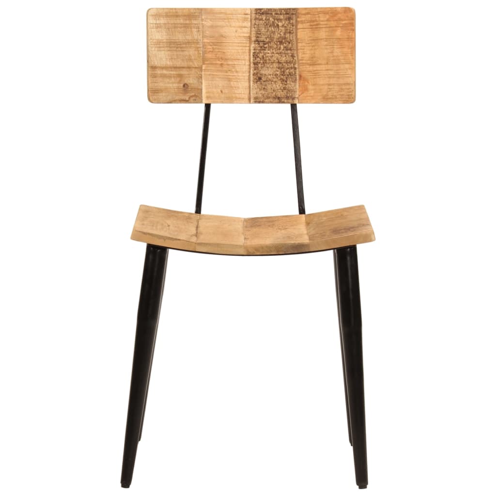 Dining room chairs 2 pcs. 44x40x80 cm solid mango wood