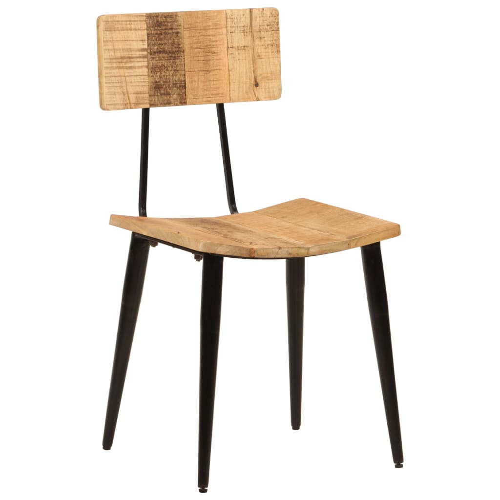 Dining room chairs 2 pcs. 44x40x80 cm solid mango wood