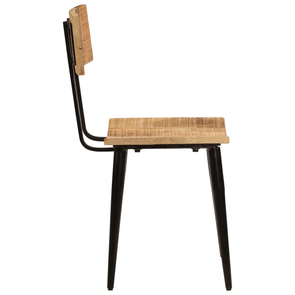Dining room chairs 2 pcs. 44x40x80 cm solid mango wood