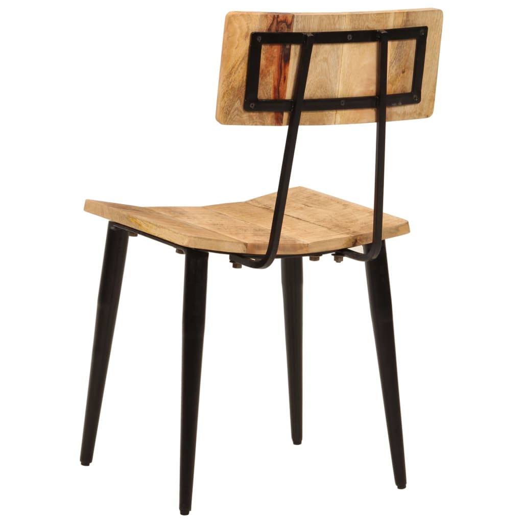 Dining room chairs 2 pcs. 44x40x80 cm solid mango wood