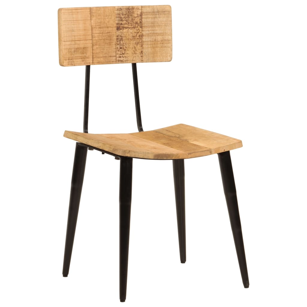 Dining room chairs 2 pcs. 44x40x80 cm solid mango wood