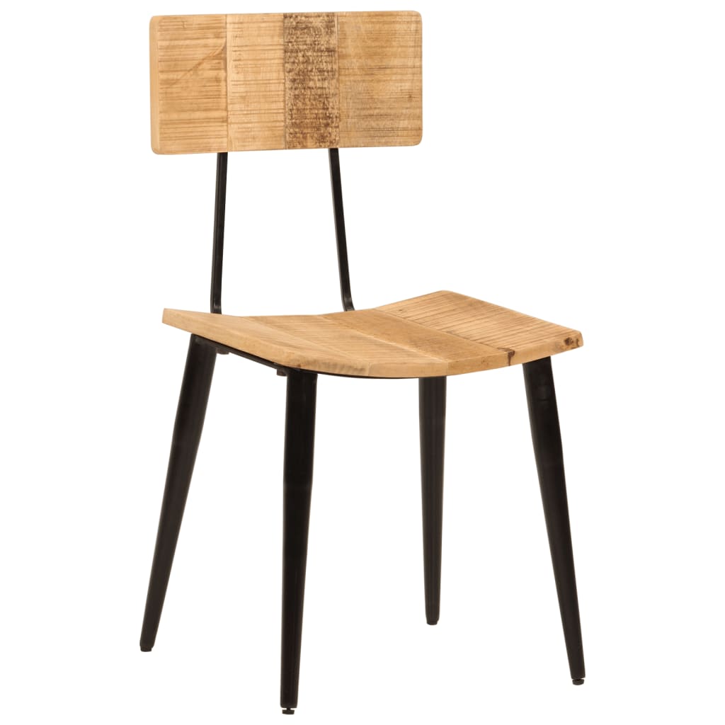 Dining room chairs 2 pcs. 44x40x80 cm solid mango wood