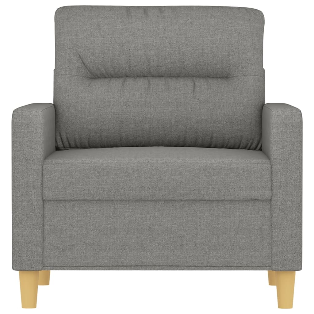 Sofasessel Dunkelgrau 60 cm Stoff